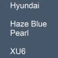 Preview: Hyundai, Haze Blue Pearl, XU6.